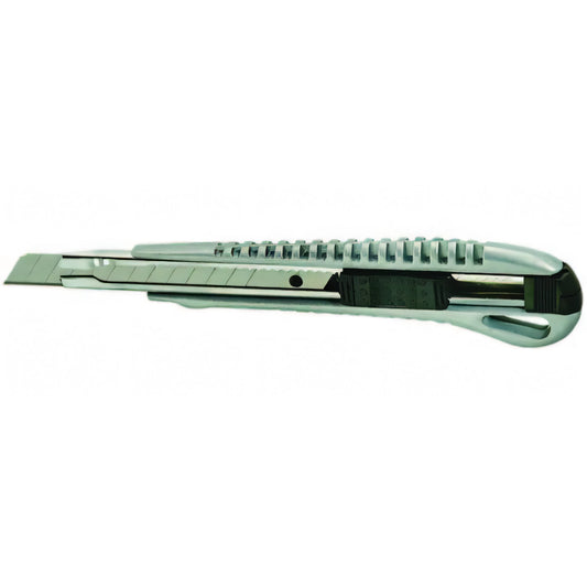 Taglierino Vigor corpo alluminio a lama spezzabile, small, lama 9 mm