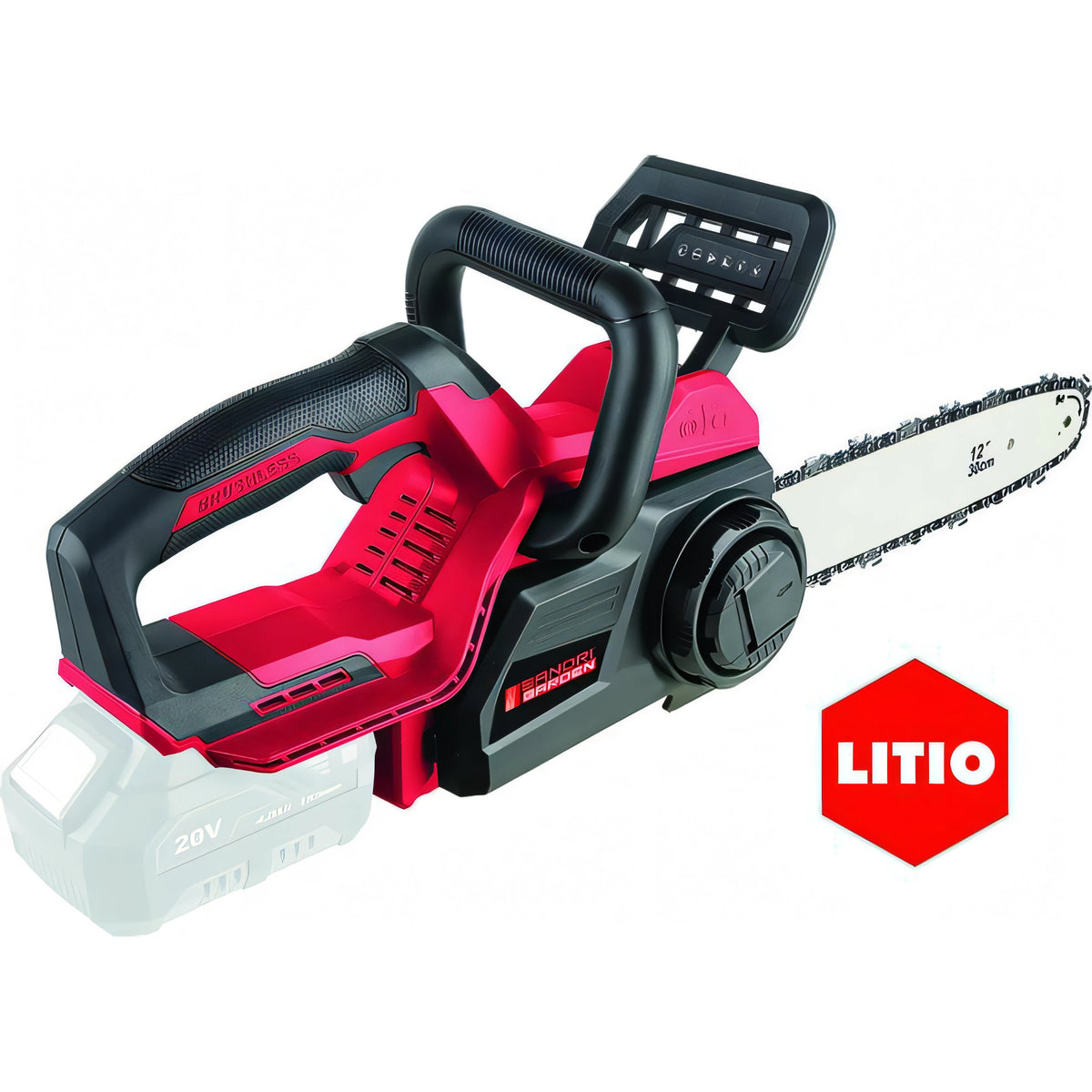 Elettrosega a batteria Sandrigarden SG-E30/BL nuda 300 mm