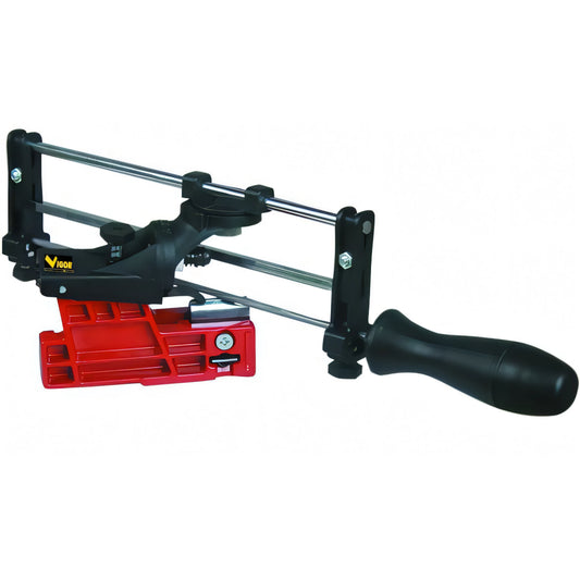 Affilacatene manuale Vigor Joby con lima da 4 mm per catena di motosega