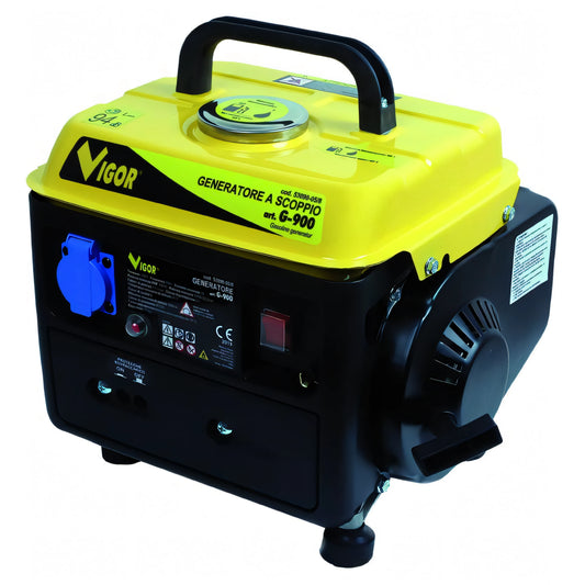 Generatore di corrente Vigor G-900 con motore a 2 tempi