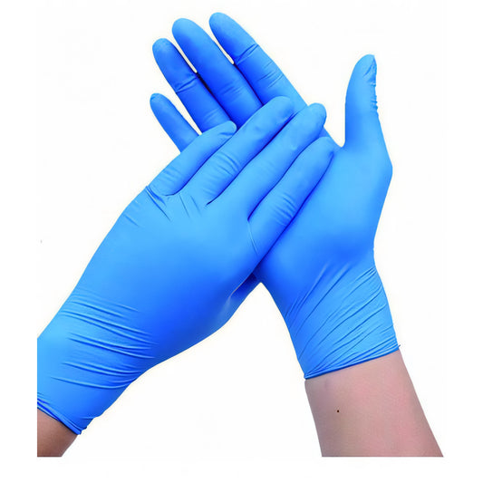 Guanti monouso Vigor Vitrile nitrile-vinile blu, confezione da 100, misura S