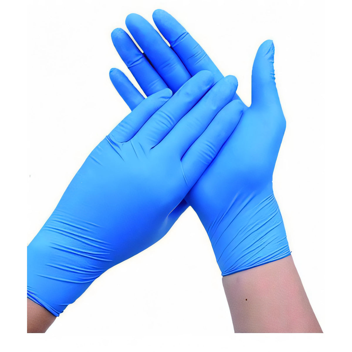 Guanti monouso Vigor Vitrile nitrile-vinile blu, confezione da 100, misura M