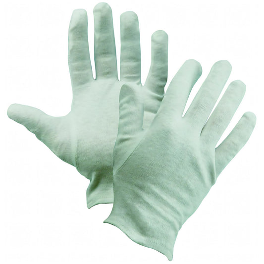 Guanti in cotone Vigor bianchi non DPI, taglia 8/M