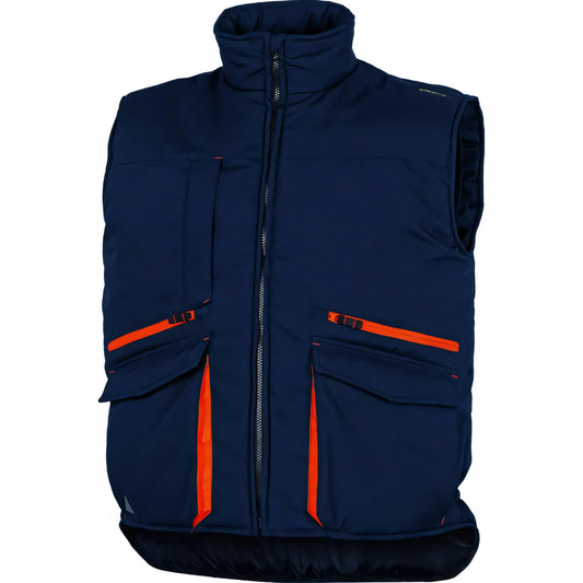 Gilet imbottito Deltaplus Sierra 2 blu/arancio, taglia M
