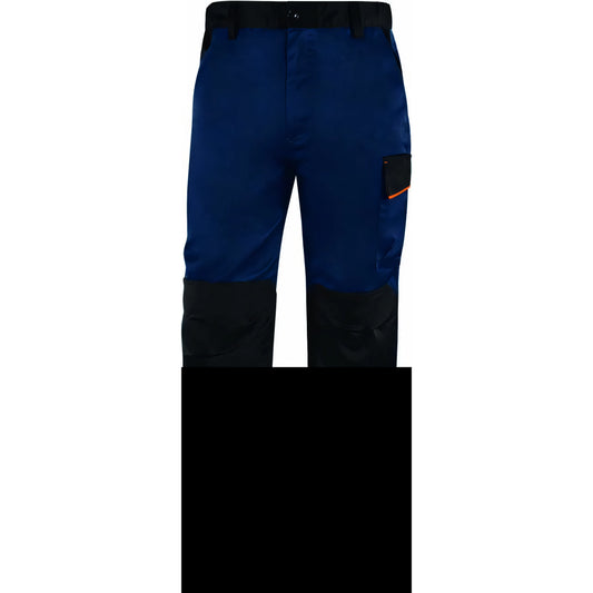 Pantaloni da lavoro Deltaplus Panostyle blu/arancio