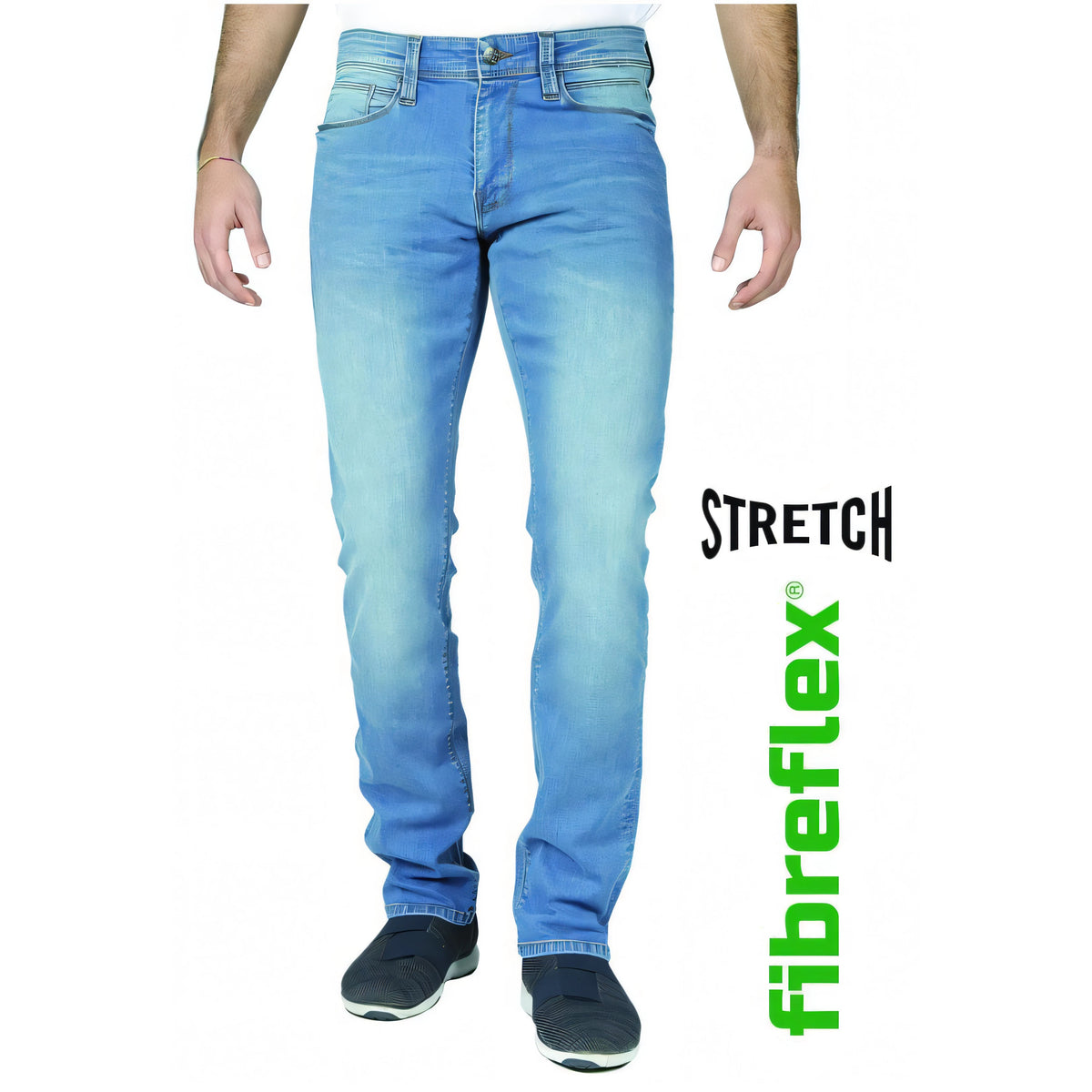 Pantaloni jeans da lavoro Rica Lewis Work1 denim chiaro