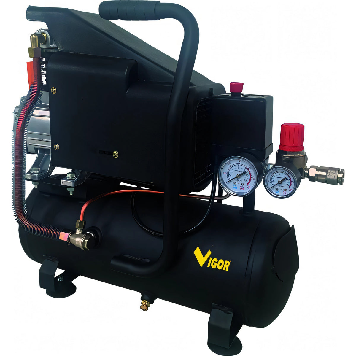 Compressore Vigor 220V 9 litri 1,5 HP