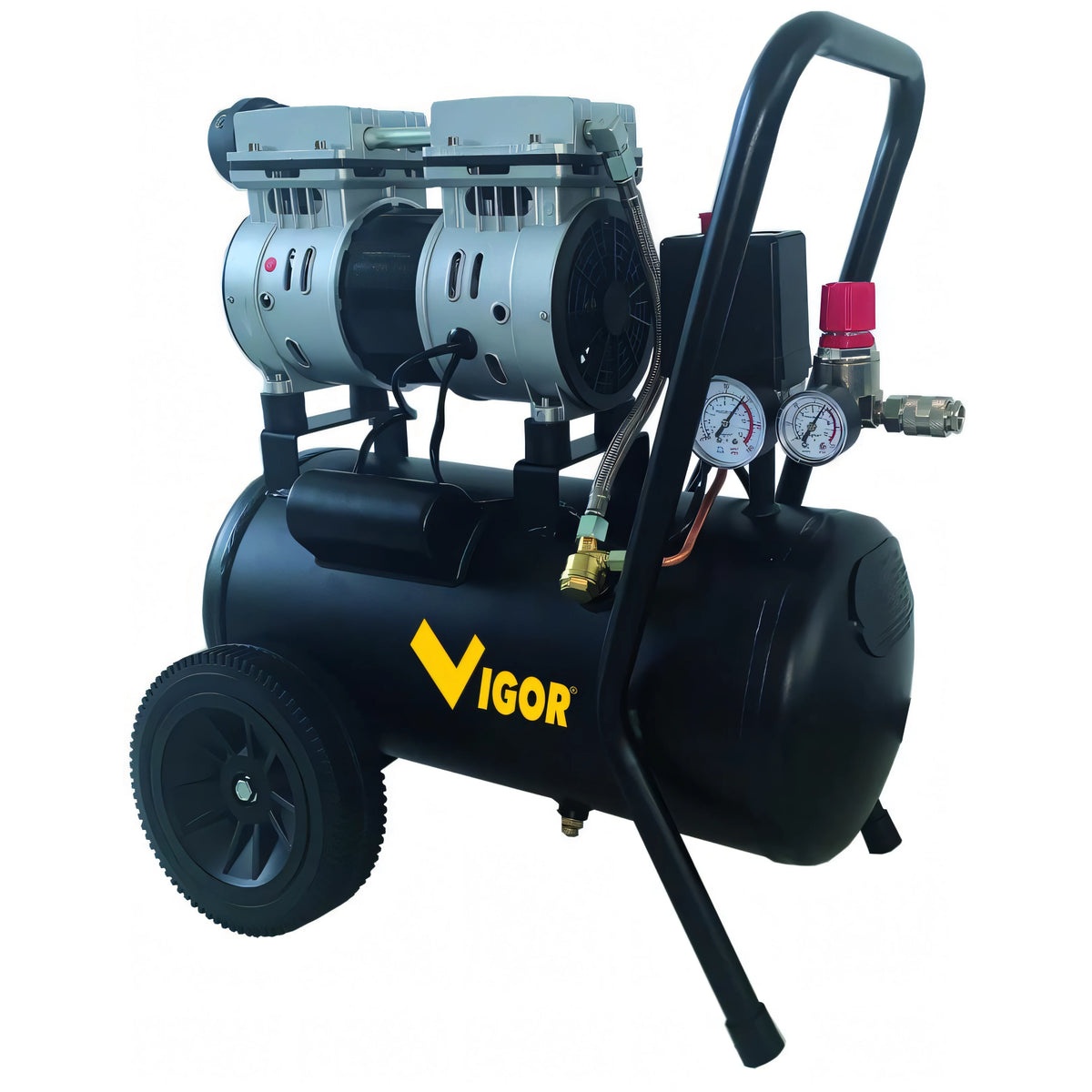 Compressore Vigor Silent 230V 24 litri silenziato