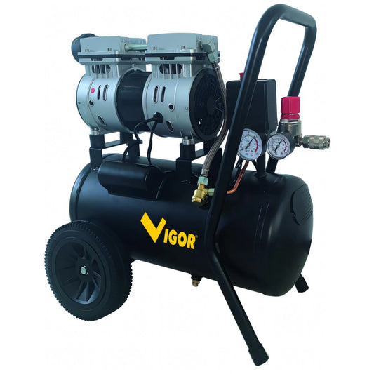 Compressore Vigor Silent 230V 24 litri silenziato