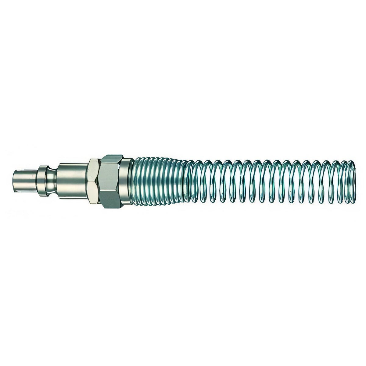 Innesto per tubo con molla per aria compressa, M 8 mm