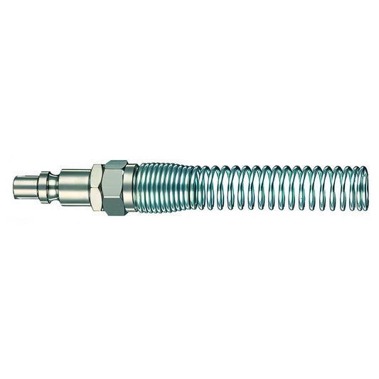 Innesto per tubo con molla per aria compressa, M 8 mm