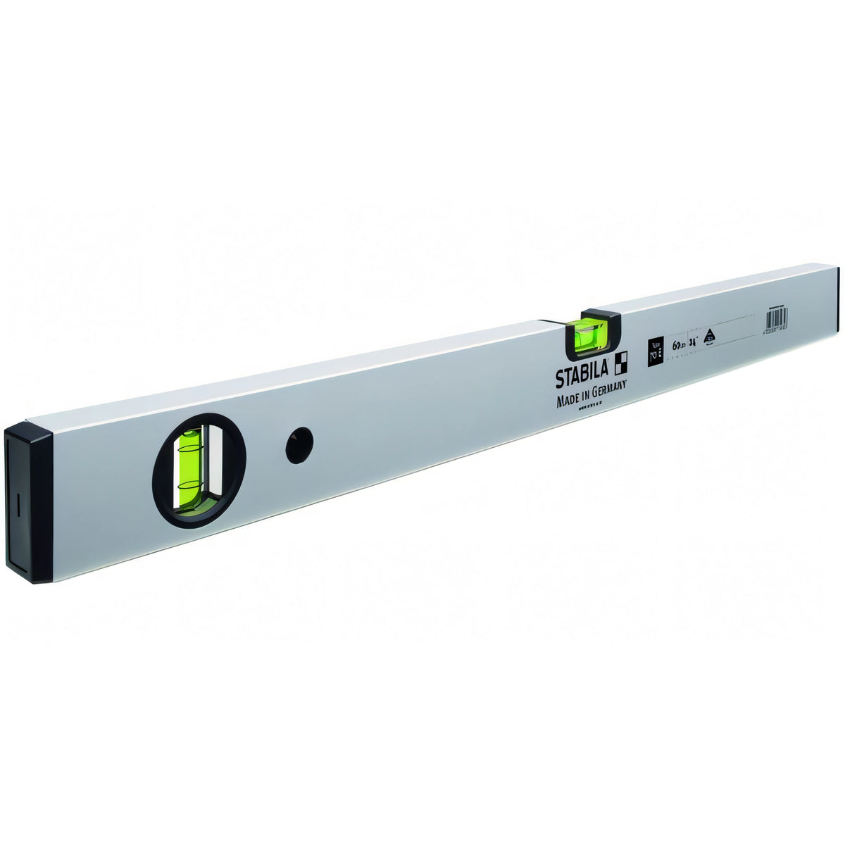Livella Stabila 70E argento a 2 bolle, 800 mm