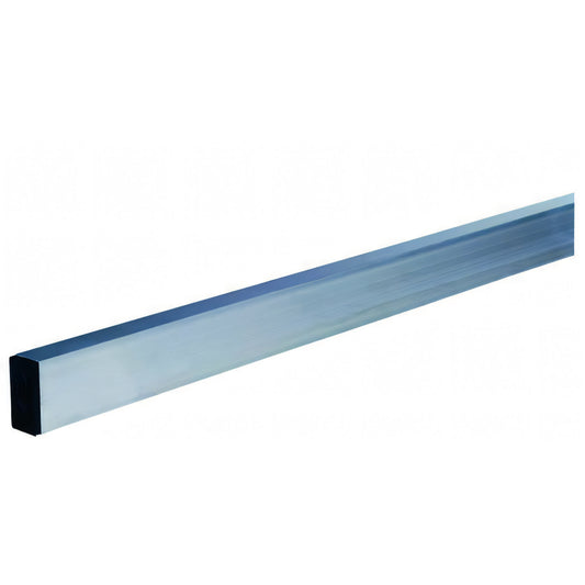 Stagga in alluminio con tappo, profilo 60x30 mm, lunghezza 2 m