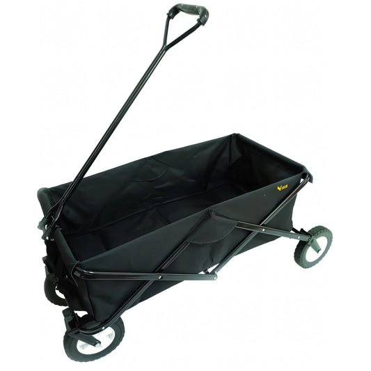 Carrello da giardino Vigor Ariel pieghevole con cesto in tessuto