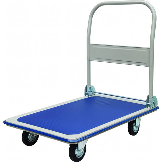 Carrello con pianale Vigor Elio-XL, 4 ruote, portata 300 kg