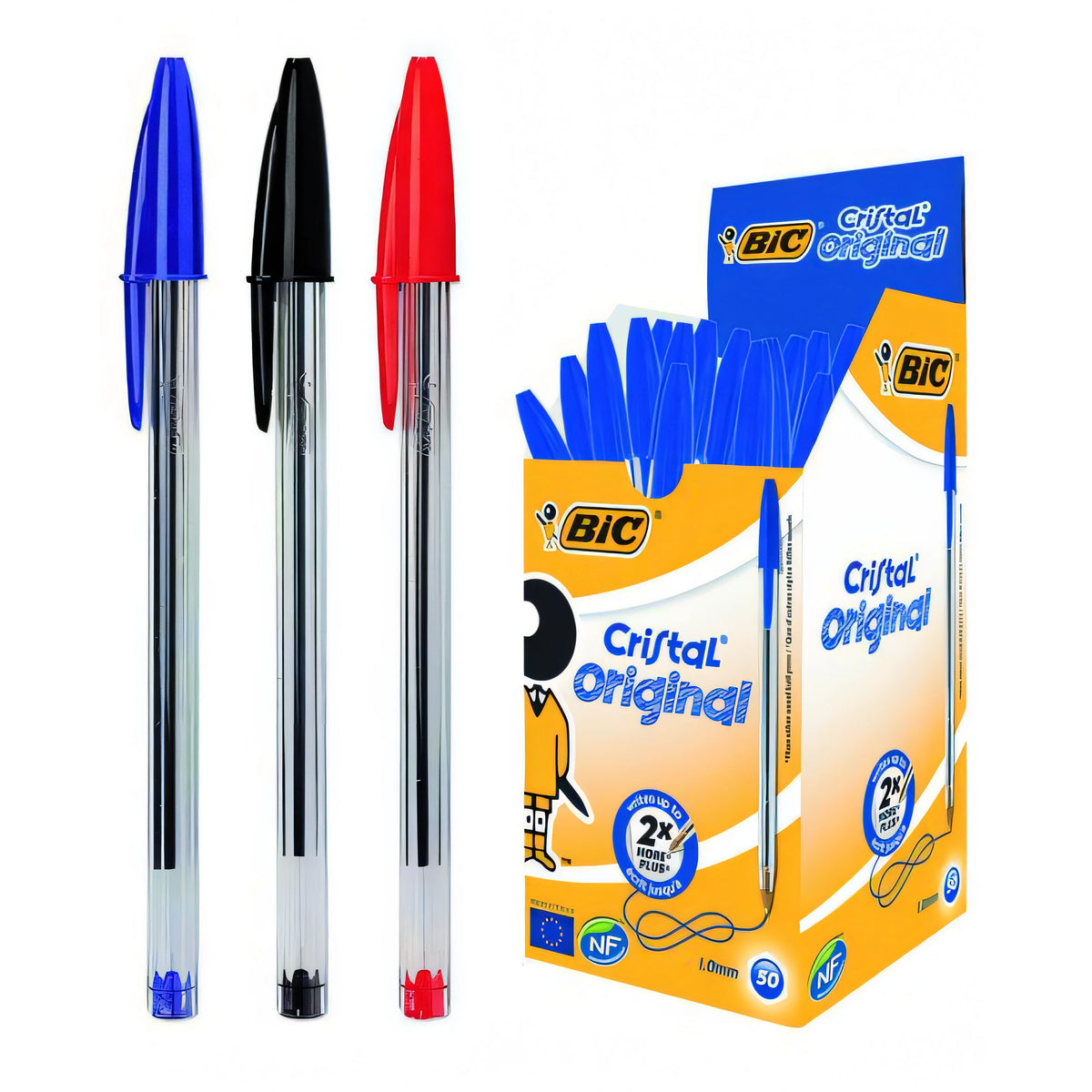 Penna a sfera Bic Cristal Original, inchiostro blu