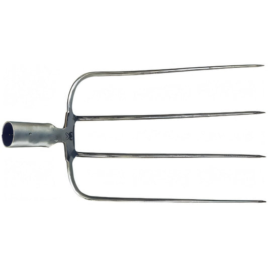 Forca da fieno Vigor in acciaio verniciato, 4 denti