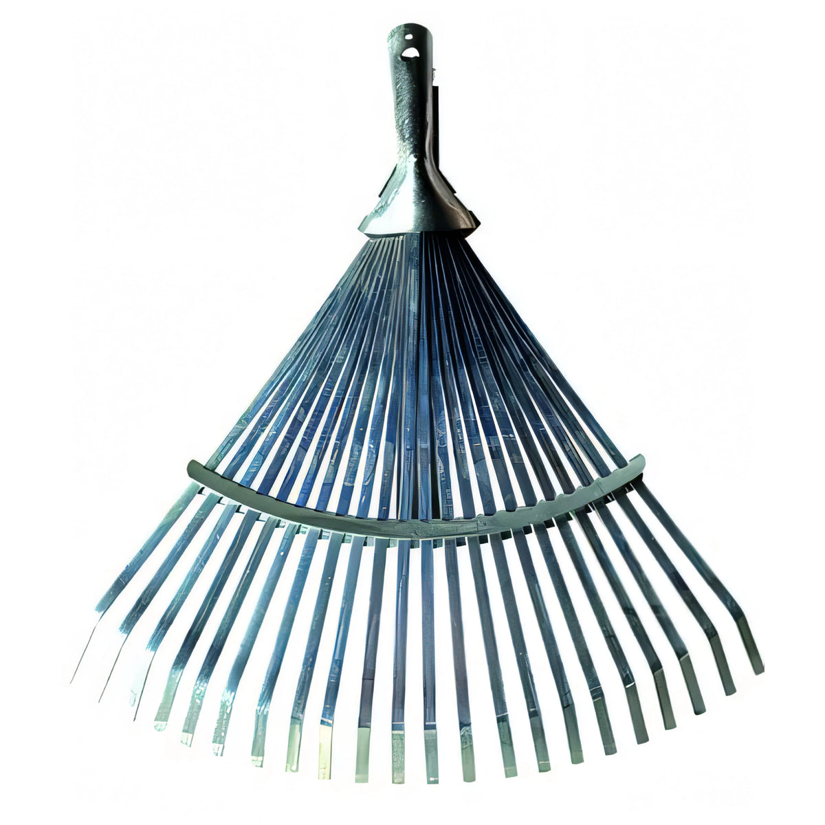 Scopa raccoglifoglie Vigor zincata, attacco conico