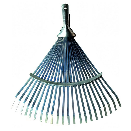 Scopa raccoglifoglie Vigor zincata, attacco conico
