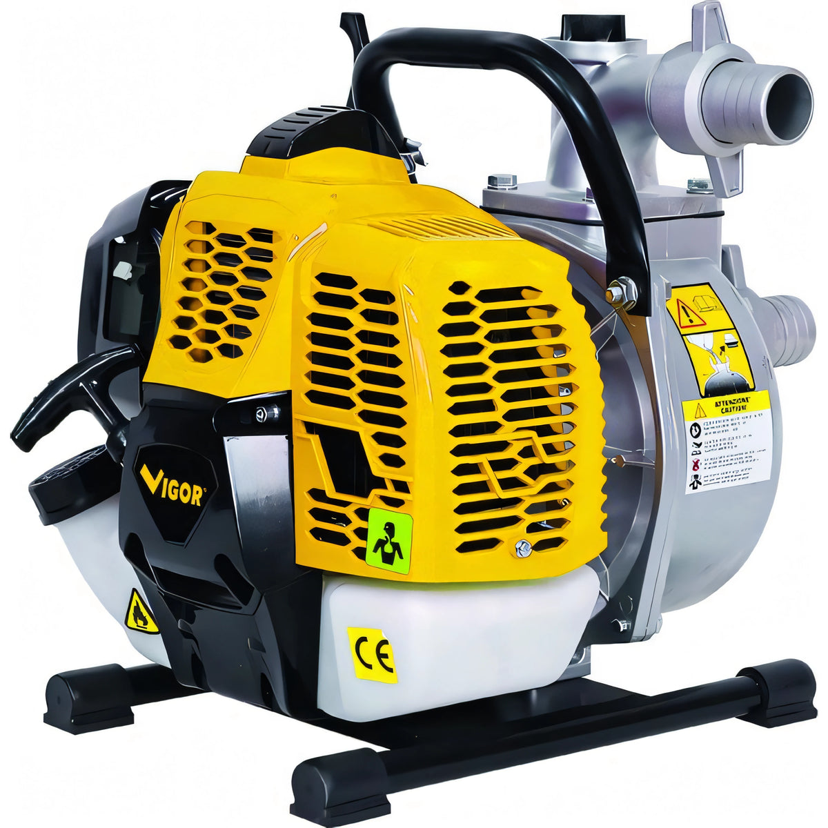 Motopompa Vigor V-MP17 autoadescante, motore 2 tempi 1,67 HP