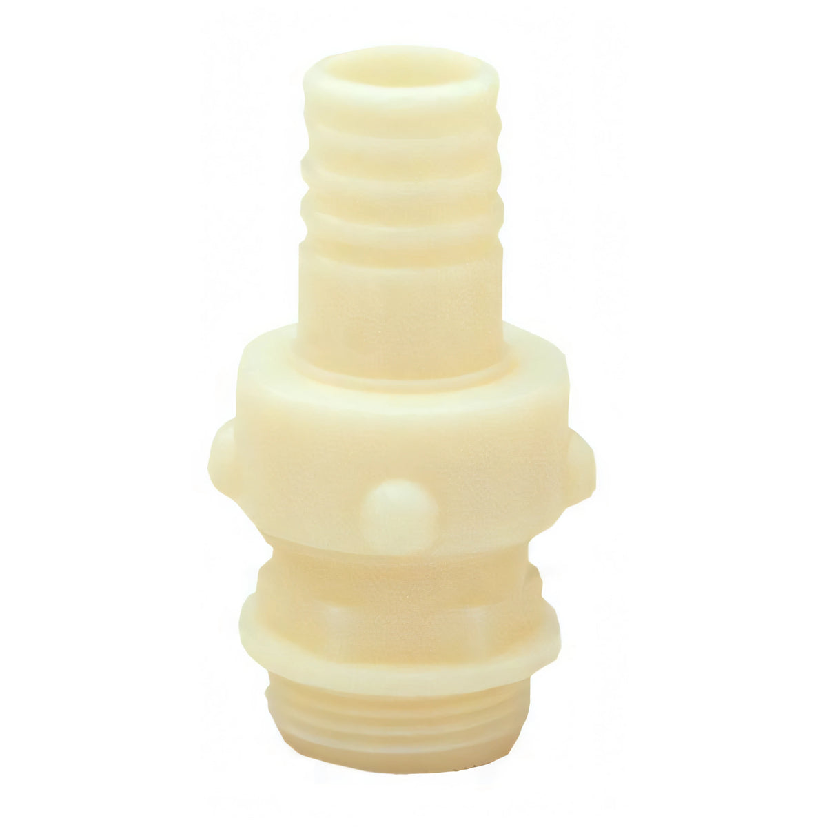 Raccordo diritto in nylon a 3 pezzi per motopompe, 1-1/2 pollici x 40 mm