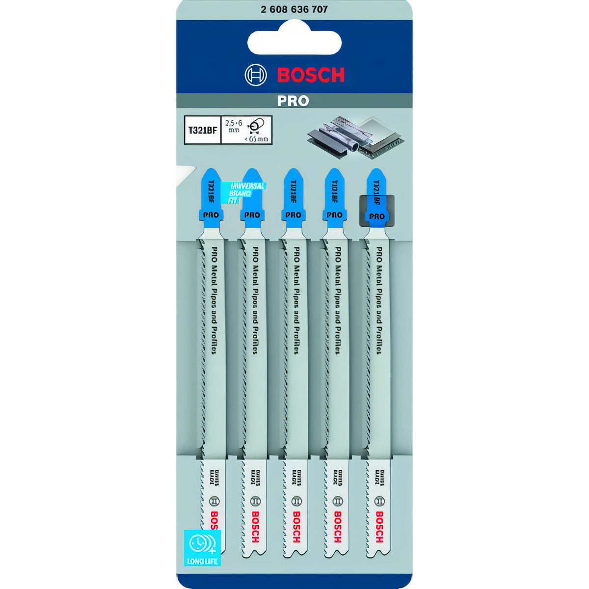 Lama per seghetto Bosch T318B, attacco a 2 denti