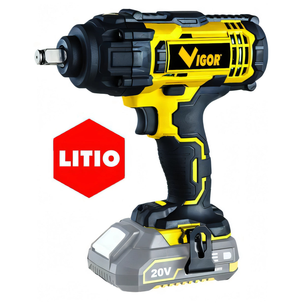 Avvitatore a impulsi Vigor VI-AI 20/Li, corpo macchina senza batteria