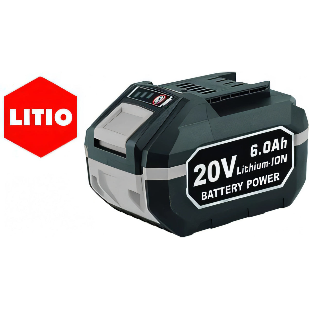 Batteria al litio 20V 6Ah per utensili e macchine da giardino Vigor e Sandrigarden