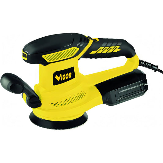 Levigatrice rotorbitale Vigor VLR-125E, 430 W, piastra Ø 125 mm