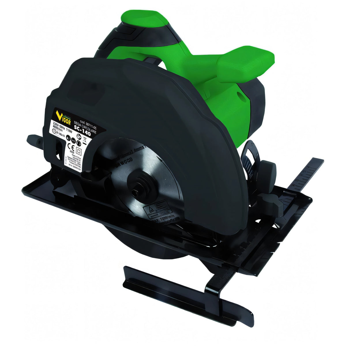 Sega circolare Vigor Greenline SC-140, lama Ø 140 mm, 710 W