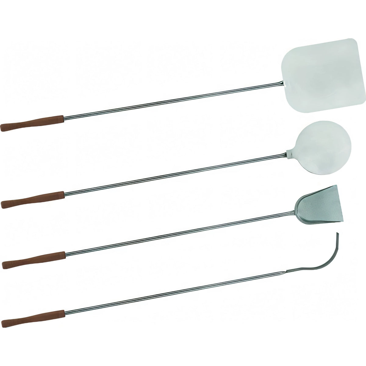 Set pale da forno Sandrigarden in acciaio inox, 4 pezzi