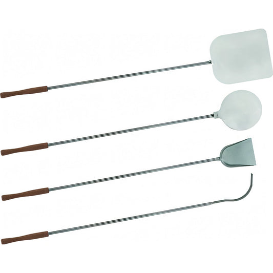 Set pale da forno Sandrigarden in acciaio inox, 4 pezzi