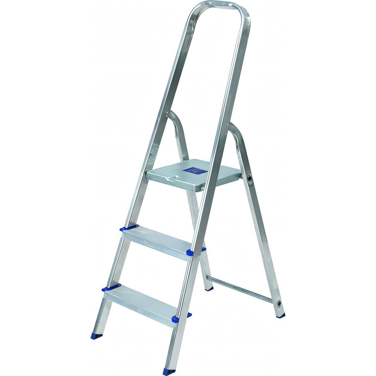 Scaletta Vigor Ercole in alluminio con arco, 3 gradini