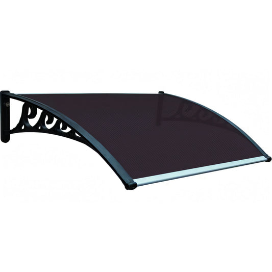 Pensilina Vigor in ABS bronzato alveolare, 100x150 cm