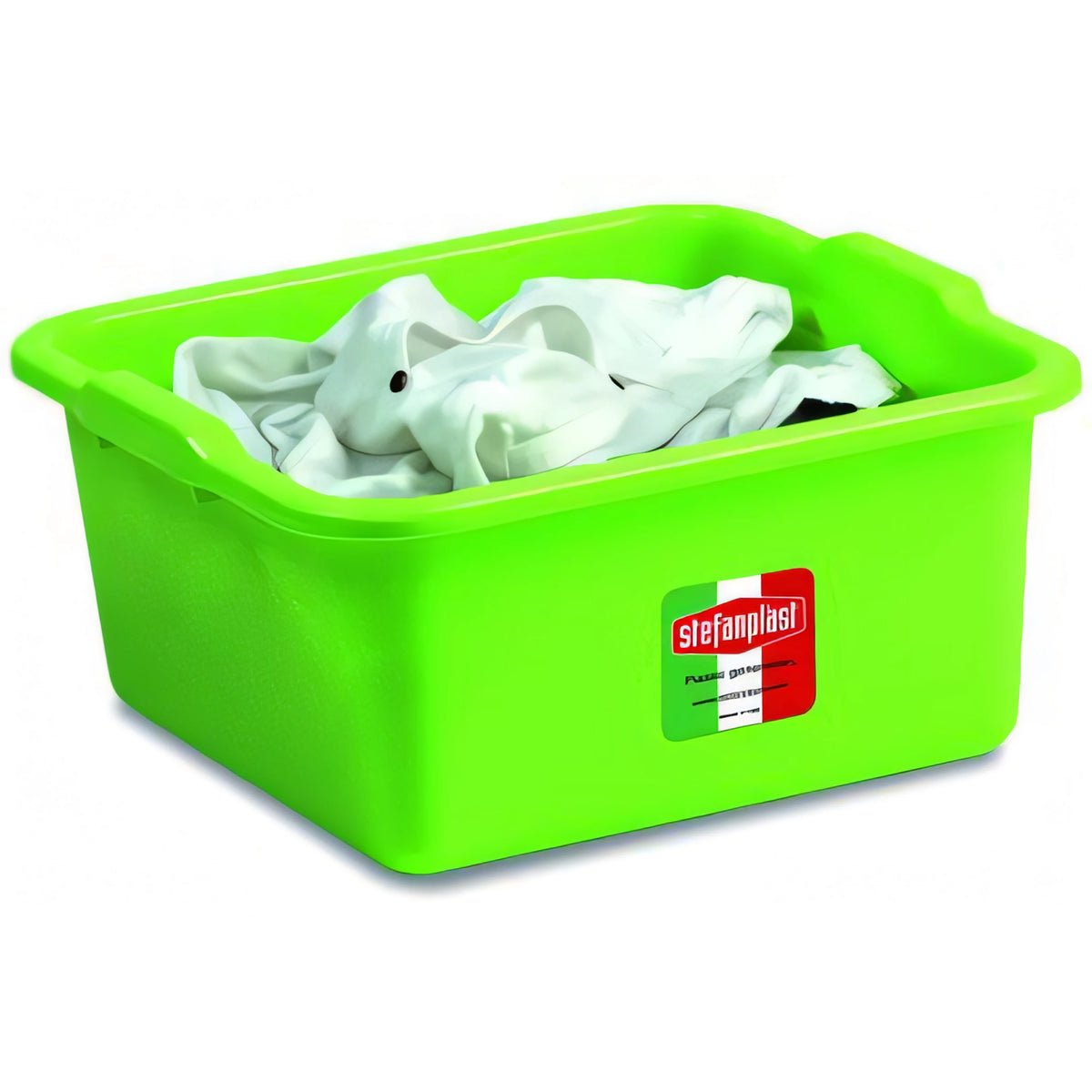 Bacinella quadrata in plastica, piccola, 7 litri