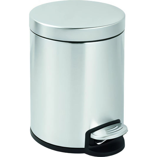Pattumiera a pedale Vigor in acciaio inox, 5 litri