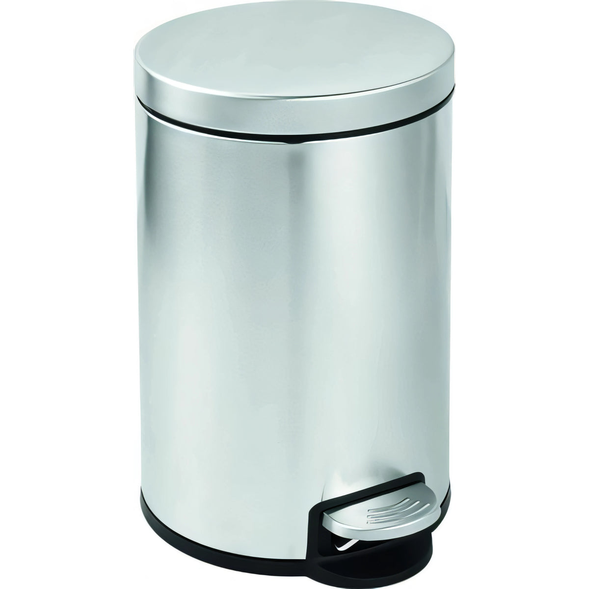Pattumiera a pedale Vigor in acciaio inox, 12 litri