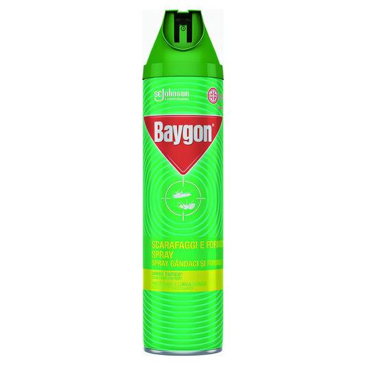 Insetticida spray Baygon scarafaggi e formiche, 400 ml