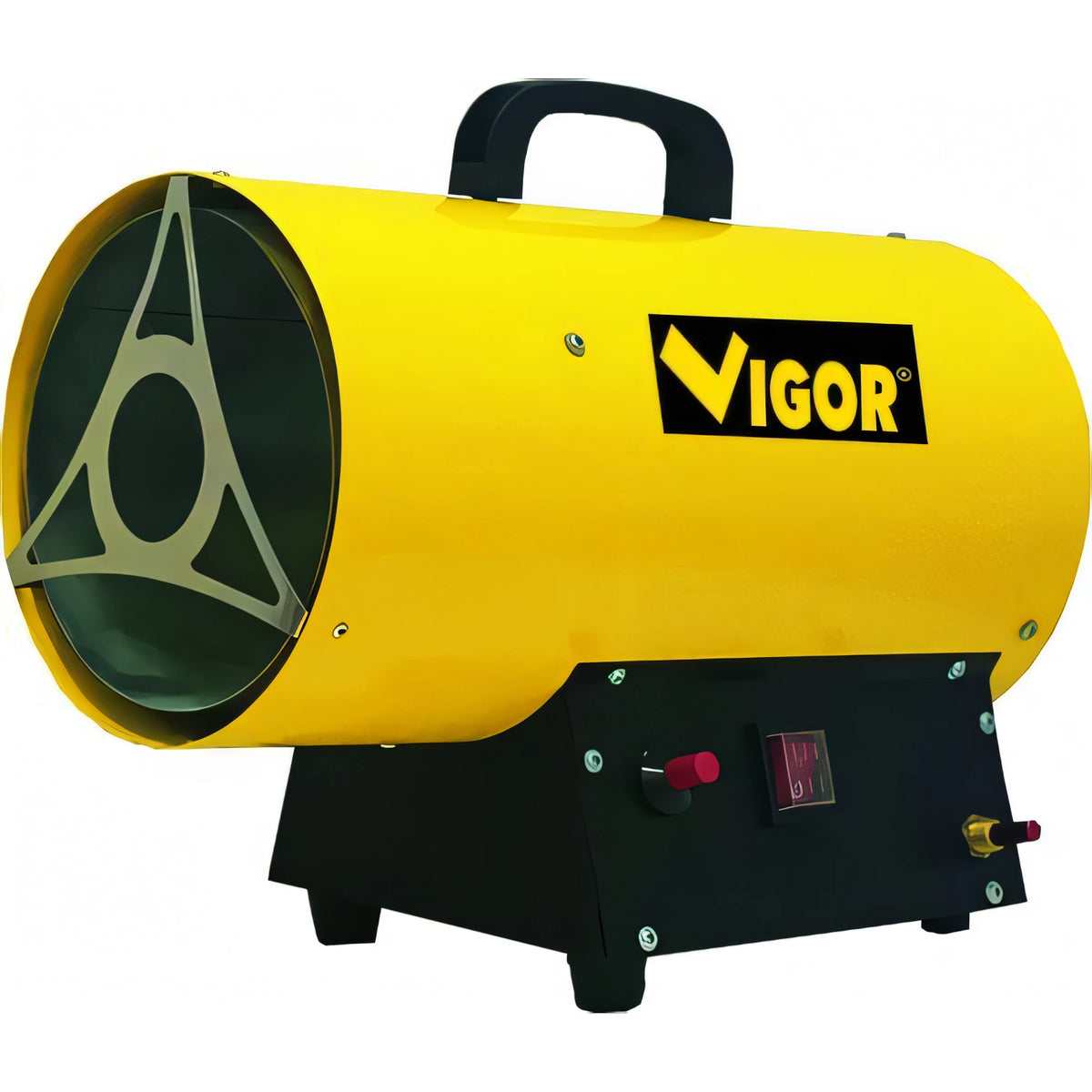 Generatore d'aria calda a gas Vigor V-GA15, 15 kW, con tubo e regolatore