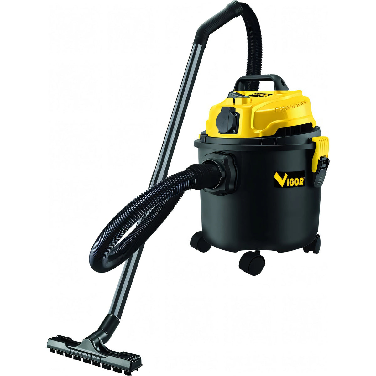 Aspiratore a bidone Vigor VBA-15L con presa, 1200 W