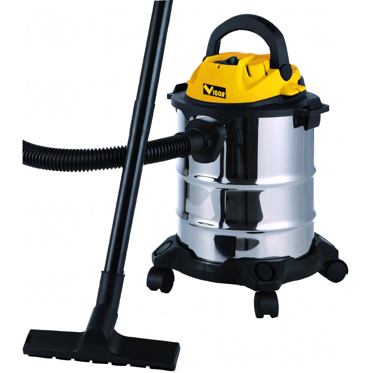 Aspiratore a bidone Vigor VBA-15L inox, 1000 W