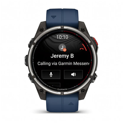 Garmin quatix 8 Pro AMOLED 47mm dettaglio cinturino e sensori