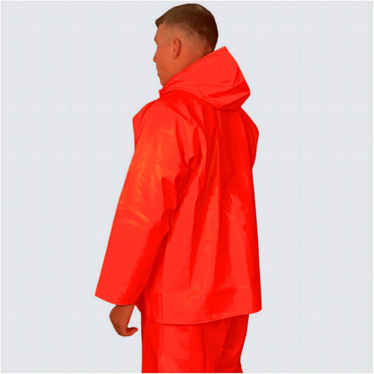 Giacca da lavoro OCEAN Offshore Pro in PVC e PU, impermeabile e ignifuga per ambienti estremi e offshore.