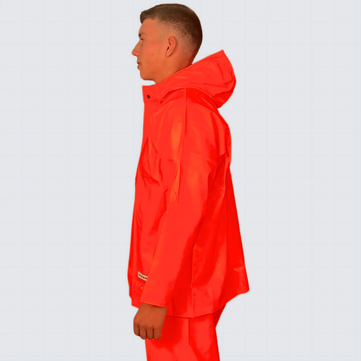 Giacca da lavoro OCEAN Offshore Pro in PVC e PU, impermeabile e ignifuga per ambienti estremi e offshore.