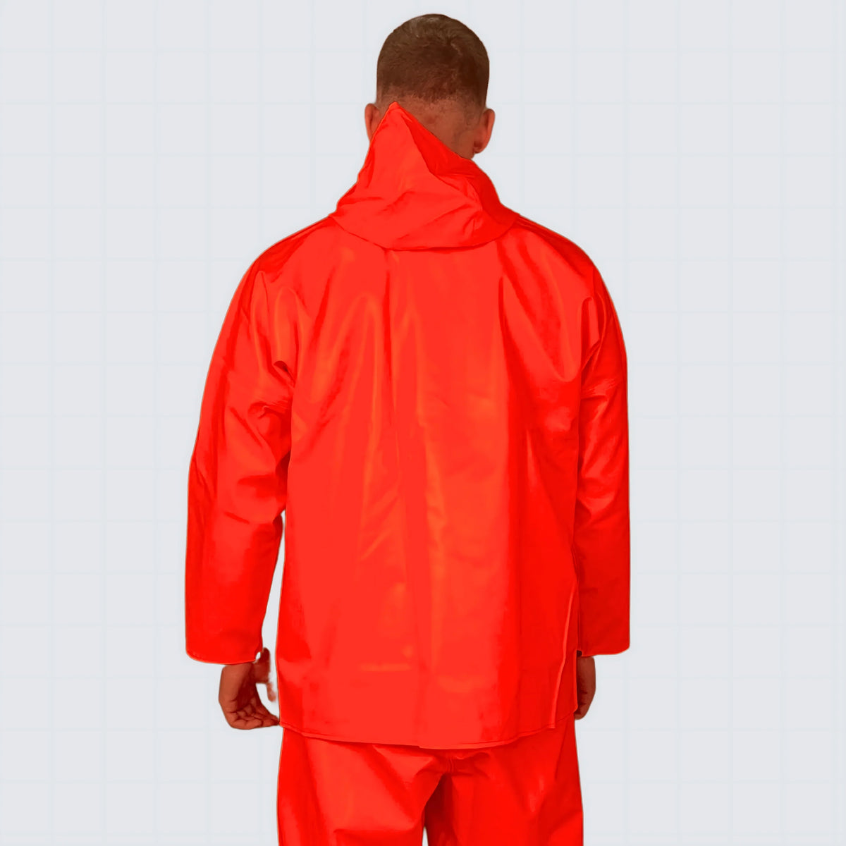 Giacca da lavoro OCEAN Offshore Pro in PVC e PU, impermeabile e ignifuga per ambienti estremi e offshore.