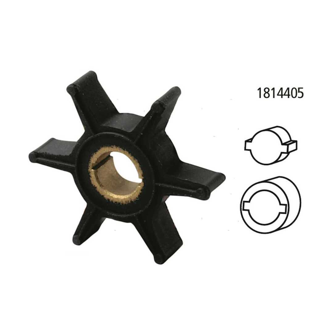 Girante in gomma di ricambio per pompa acqua motori fuoribordo Tomos 10 e 18 HP.
