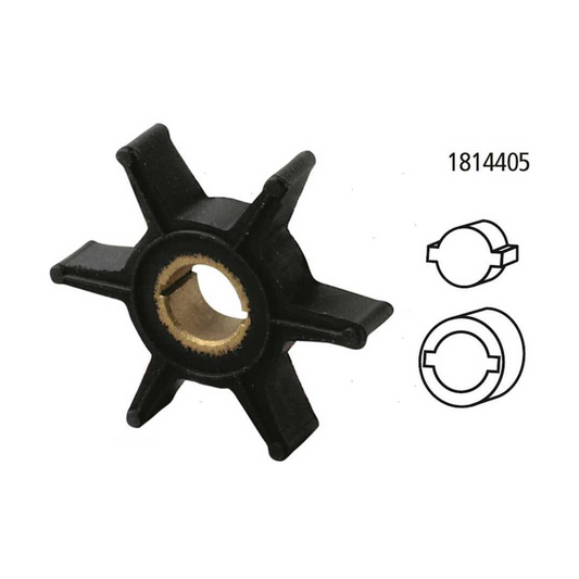 Girante in gomma di ricambio per pompa acqua motori fuoribordo Tomos 10 e 18 HP.
