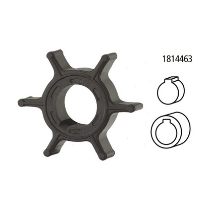 Girante in gomma di ricambio per pompa acqua motori fuoribordo Honda 4 tempi.