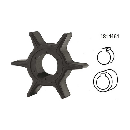 Girante in gomma di ricambio per pompa acqua motori fuoribordo Honda 4 tempi.