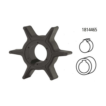 Girante in gomma di ricambio per pompa acqua motori fuoribordo Honda 4 tempi.